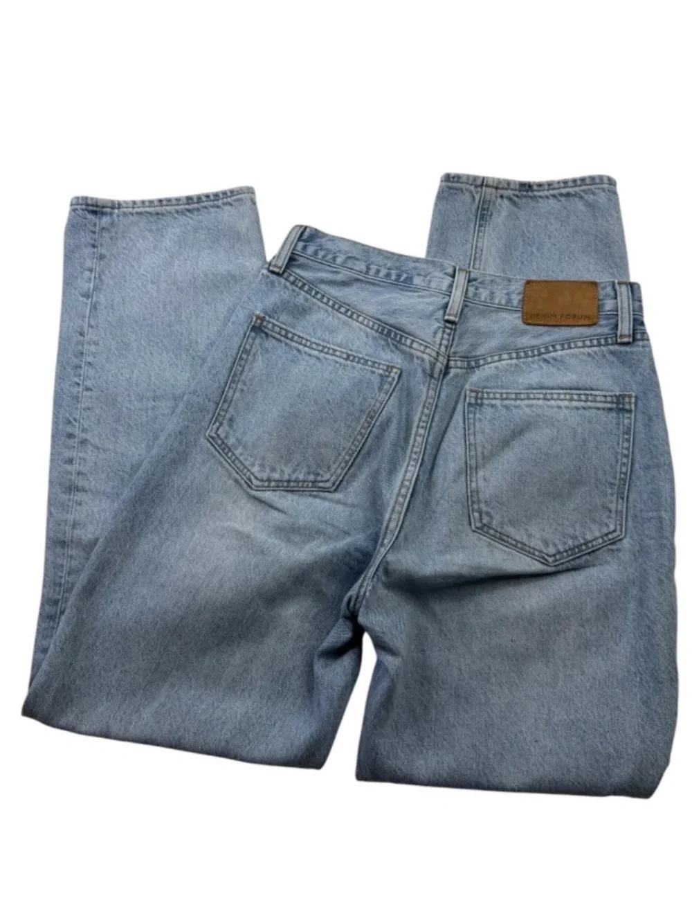Denim Forum The Joni High Rise Loose Jeans Light Wash Size 24 29L